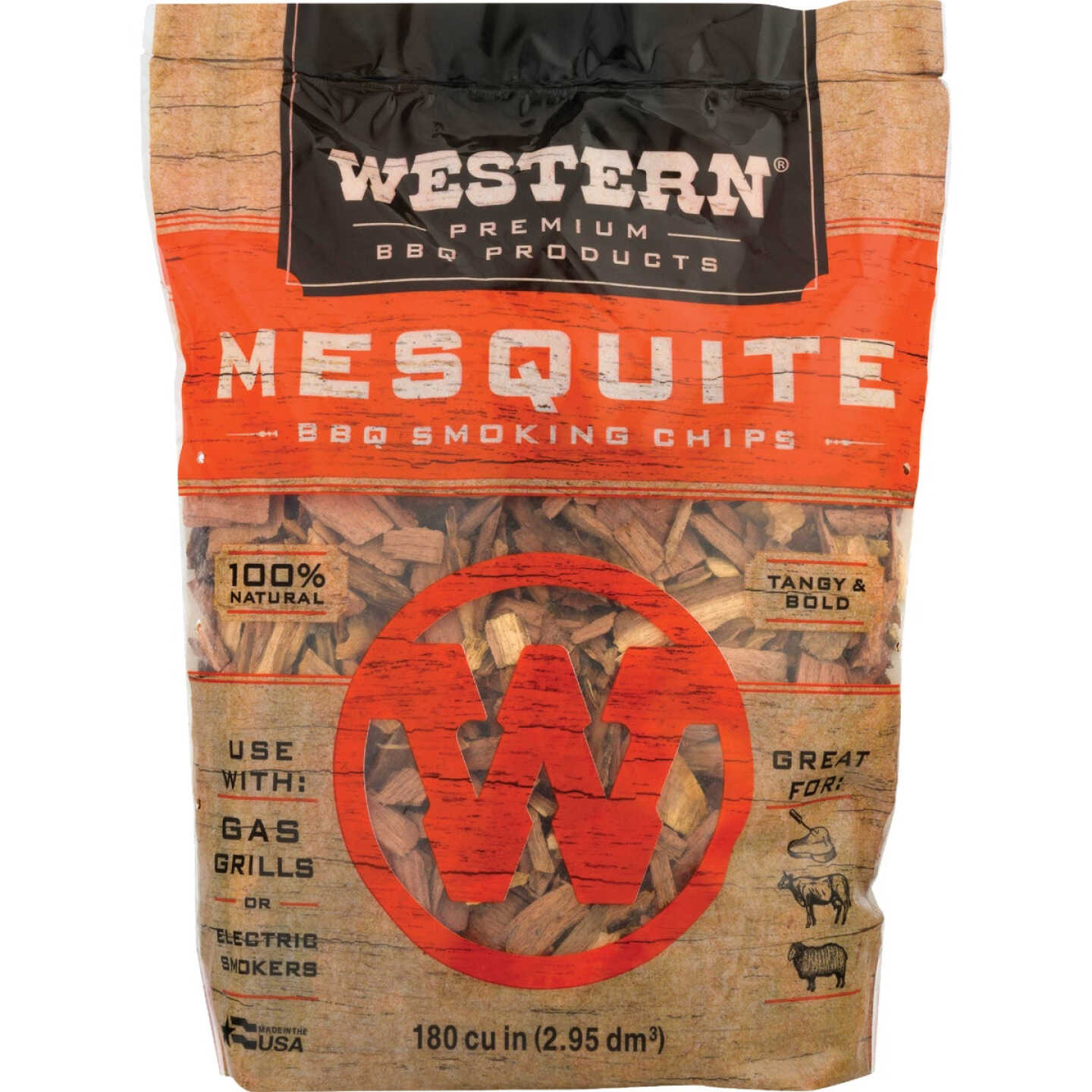 Western 180 Cu. In. Mesquite Wood Smoking Chips Image 1