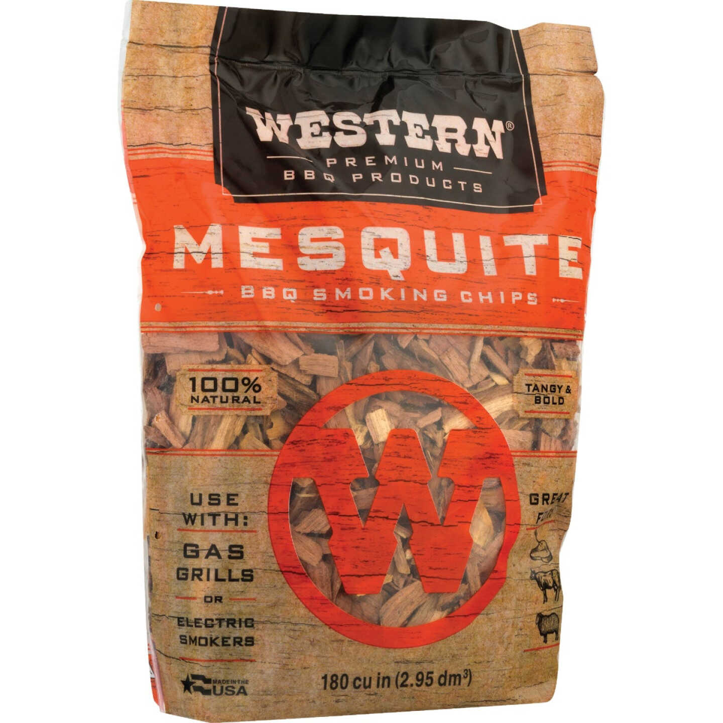 Western 180 Cu. In. Mesquite Wood Smoking Chips Image 4
