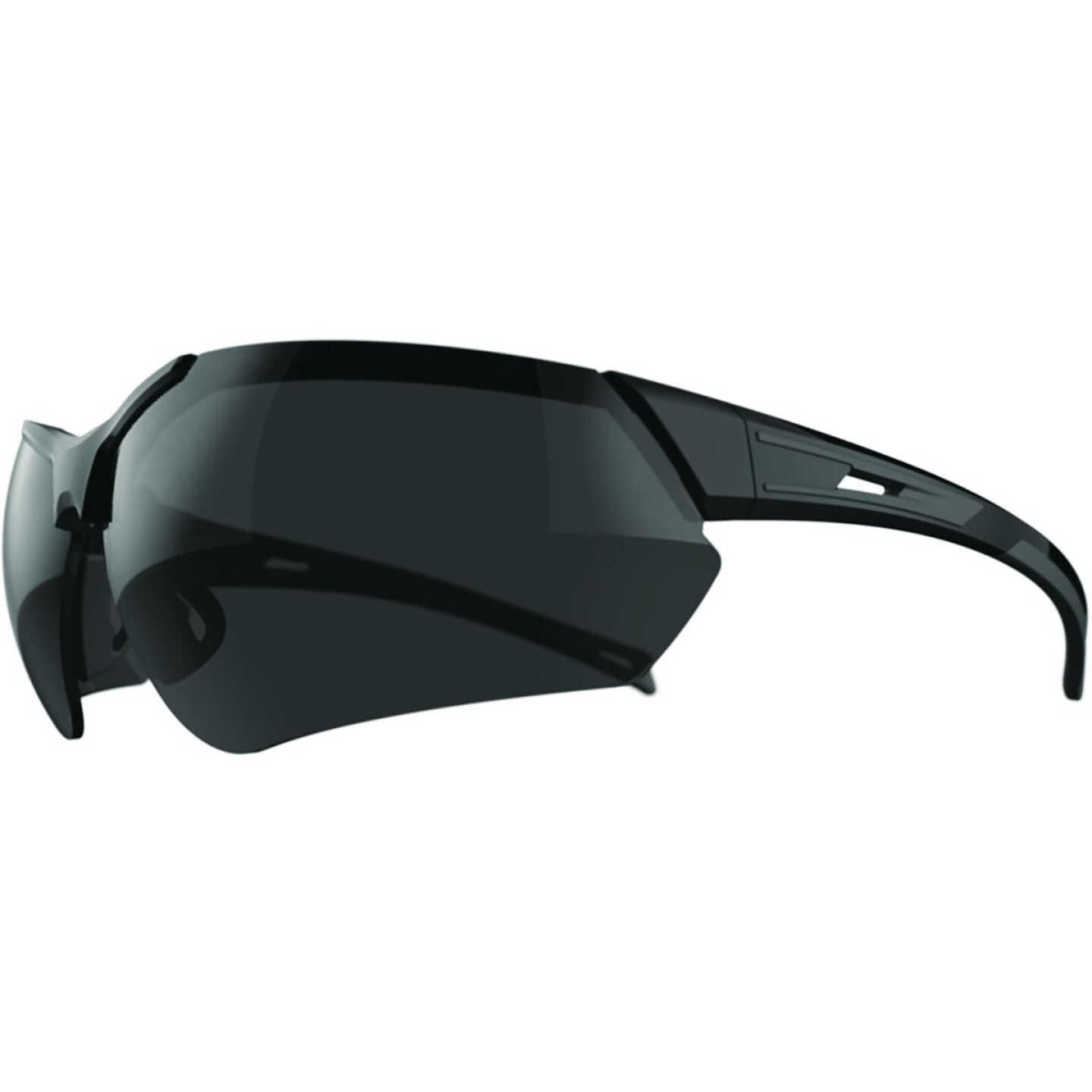 I-Form Helix Black Frame Safety Glasses with Smoke Lenses Image 1