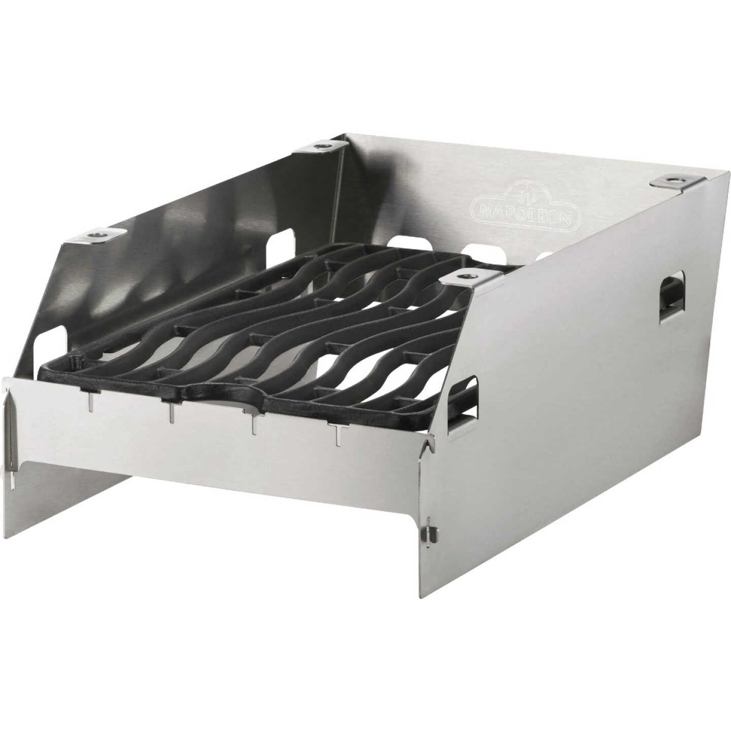 Napoleon SIZZLE ZONE Burner Windshield and Large Skewer Rack Image 3