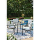 Outdoor Expressions 5-Piece Steel Frame Cushioned Dining Set Image 4