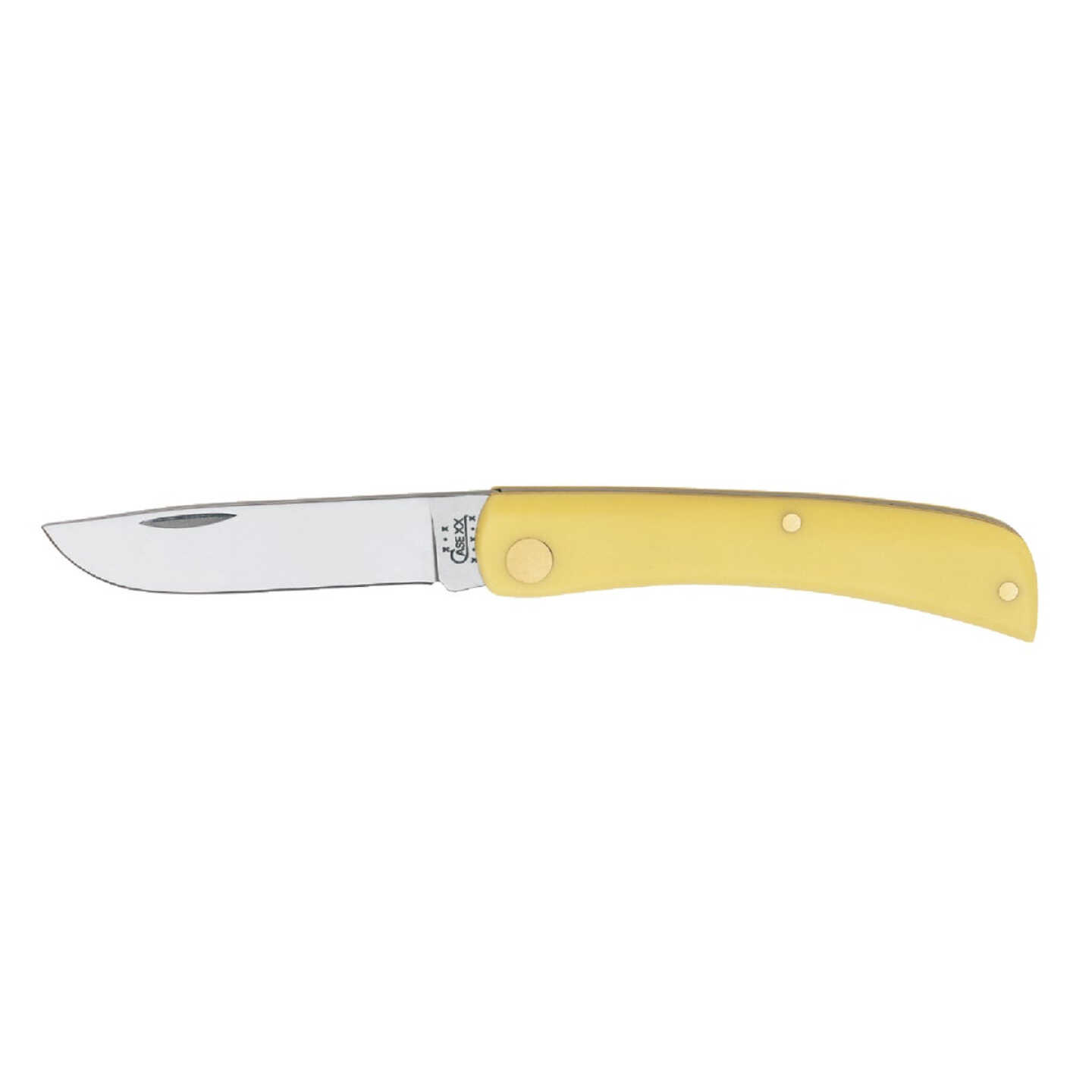 Case Yellow Sod Buster Jr. 2-3/4 In. Folding Knife Image 1