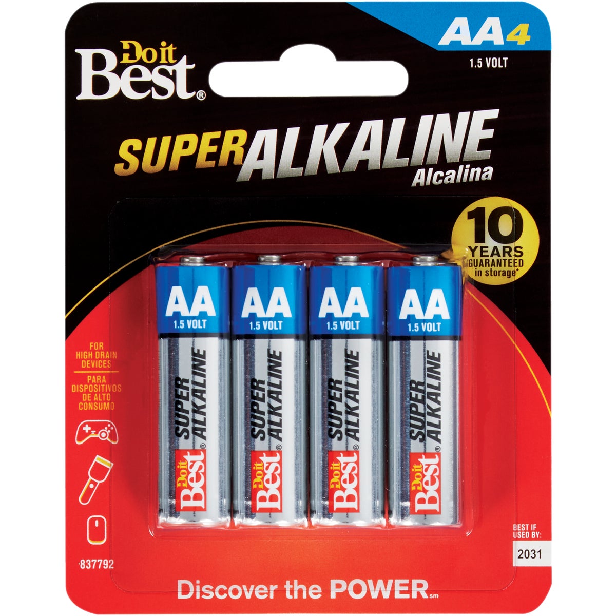 Do it Best AA Alkaline Battery (4-Pack) Image 1