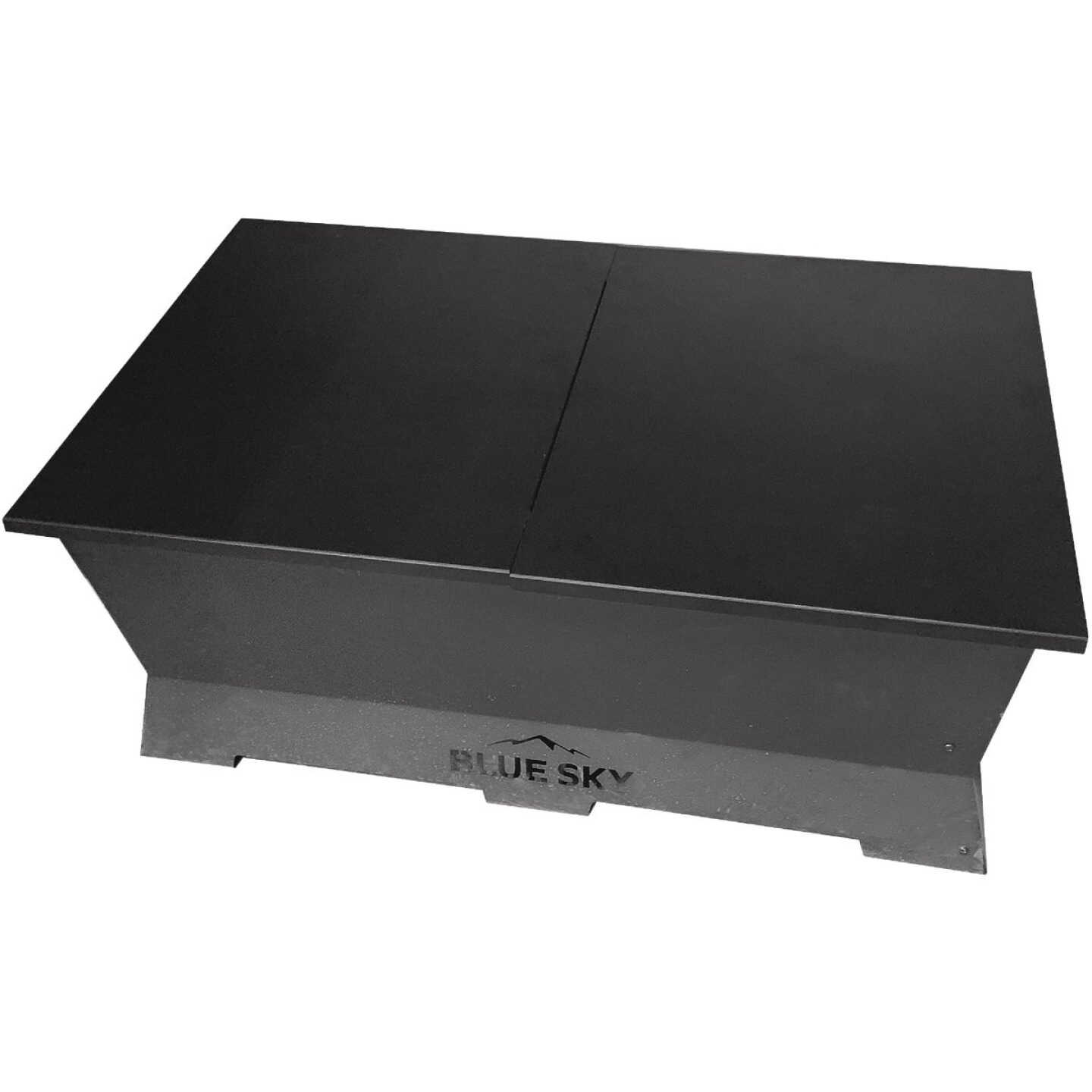Blue Sky Peak 40 In. Rectangle Powder Coated Steel Fire Pit Lid Image 3