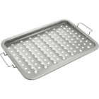 GrillPro 11 In. W. x 16 In. L. Stainless Steel Grill Topper Tray Image 1