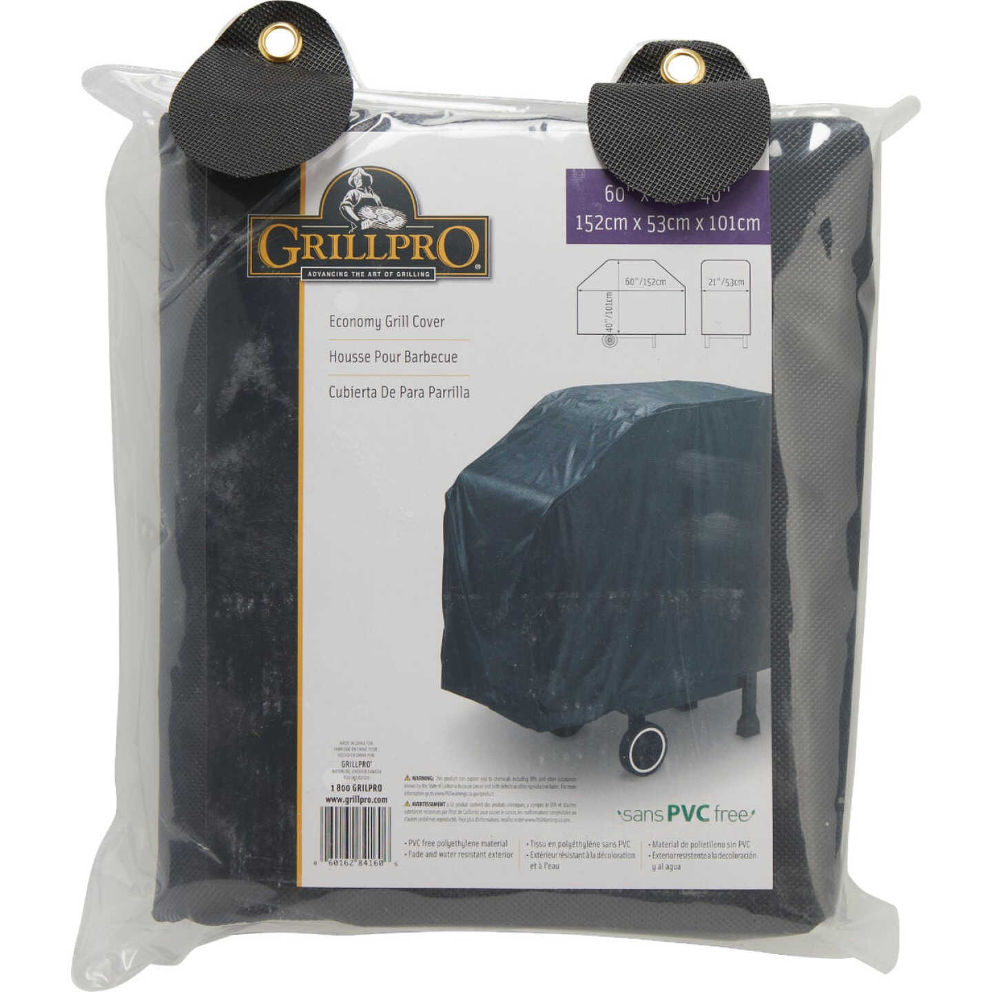 GrillPro Black 60 In. Economy Grill Cover Image 2