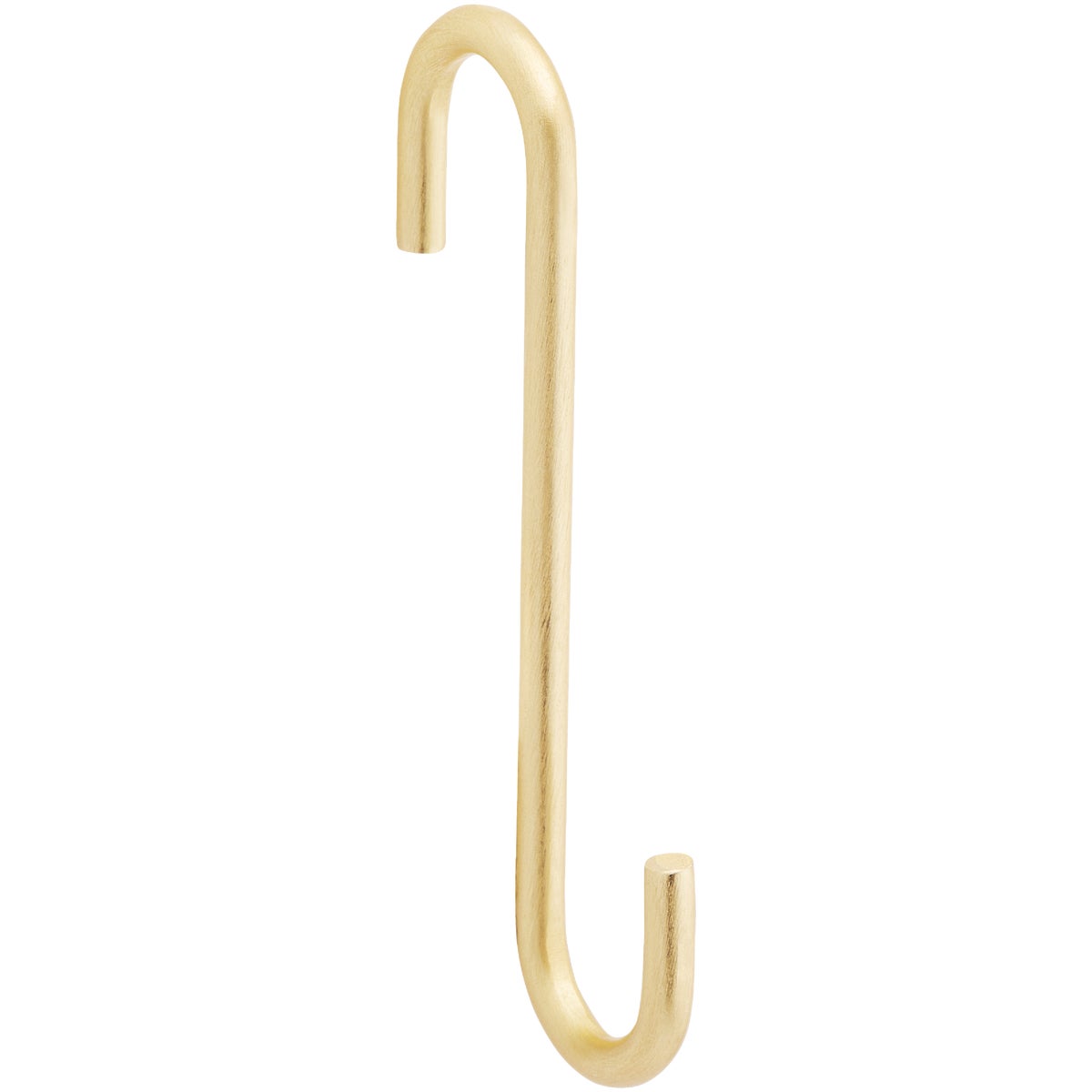 National Hardware 4 In. Brushed Gold Steel Modern Small S-Hook Plant Hanger