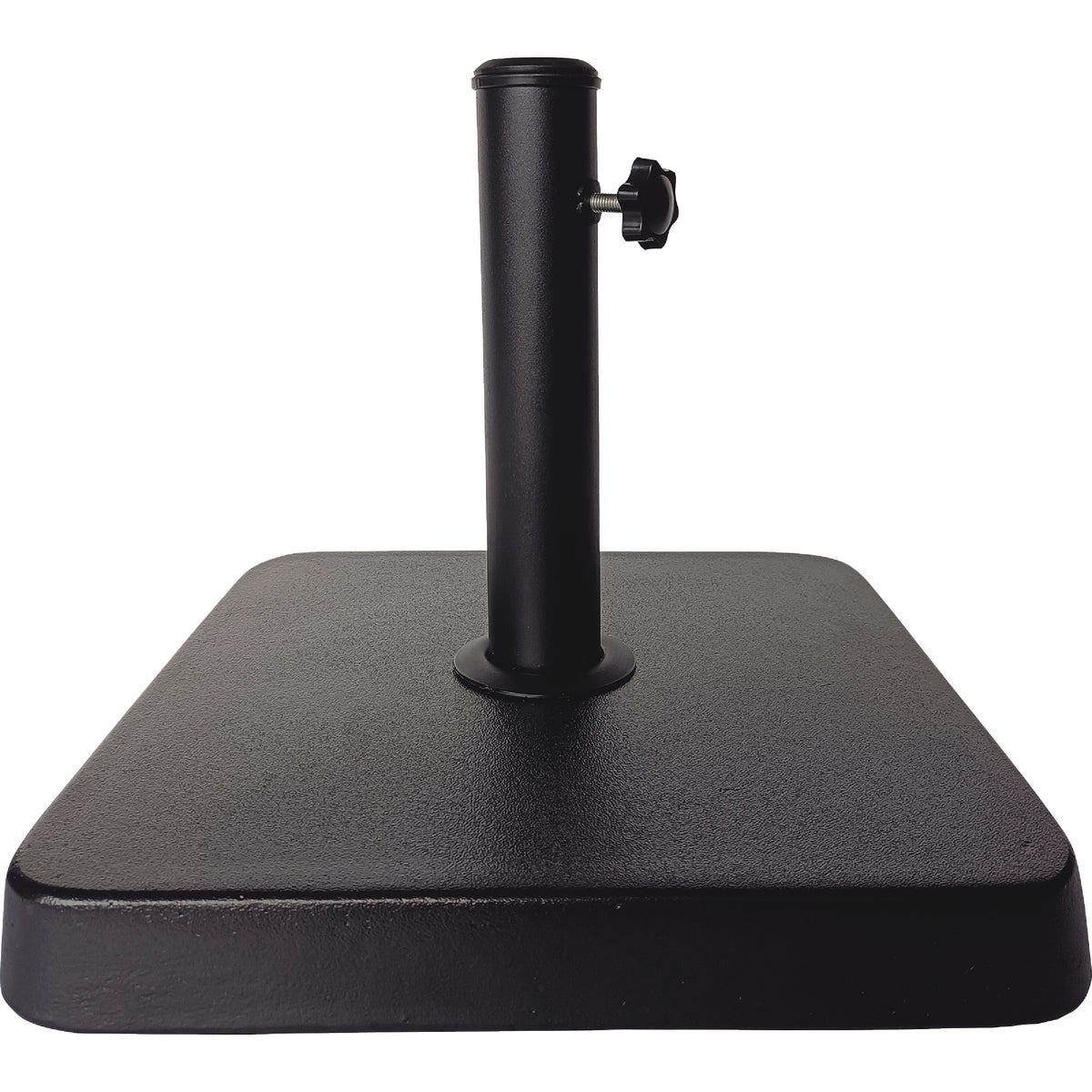 Outdoor Expressions 13.5 In. Square Black Concrete Umbrella Base Image 1