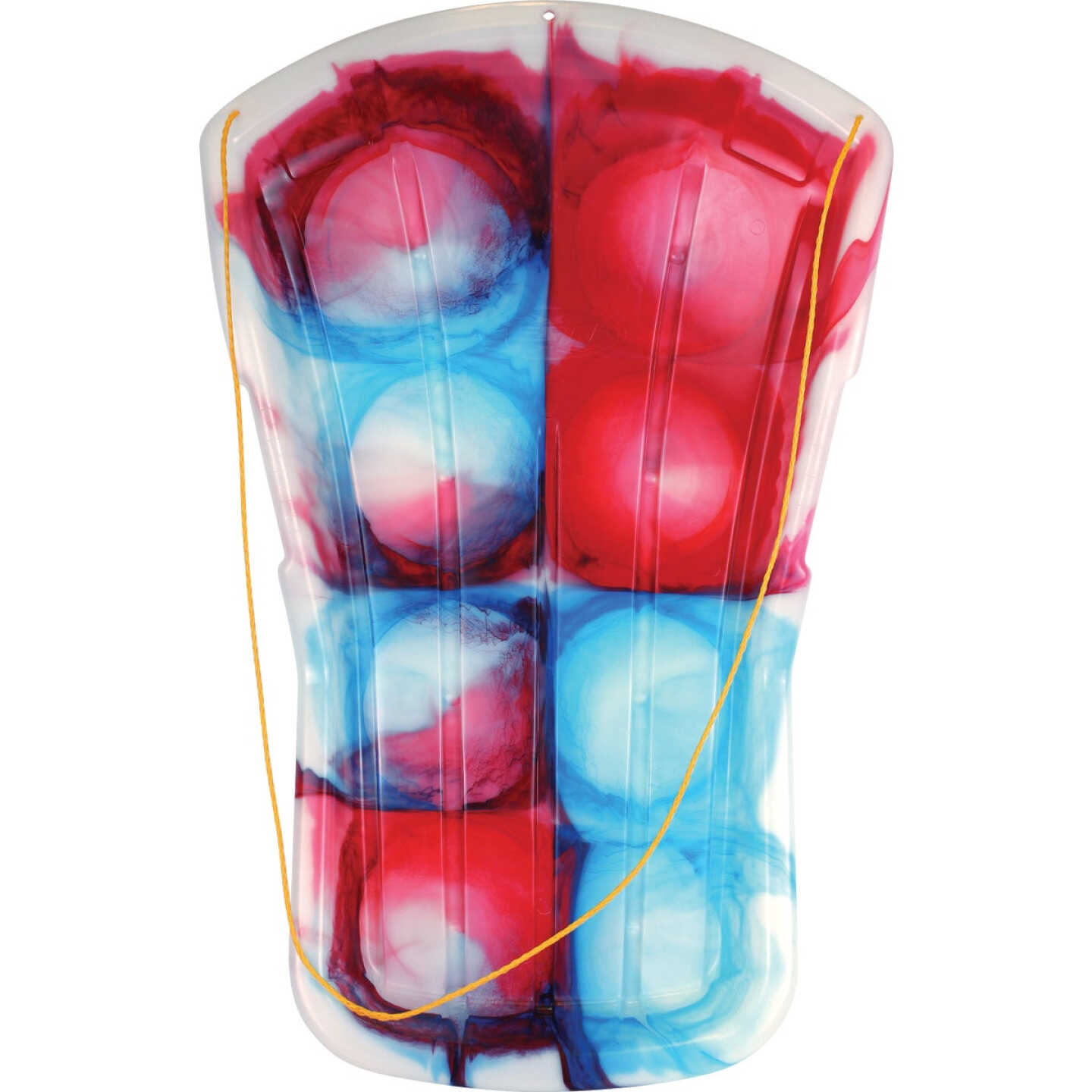 EMSCO ESP Day Glow SnoSprint Neon Tie Dye Polyethylene 37 In. Racer Snow Sled Image 1