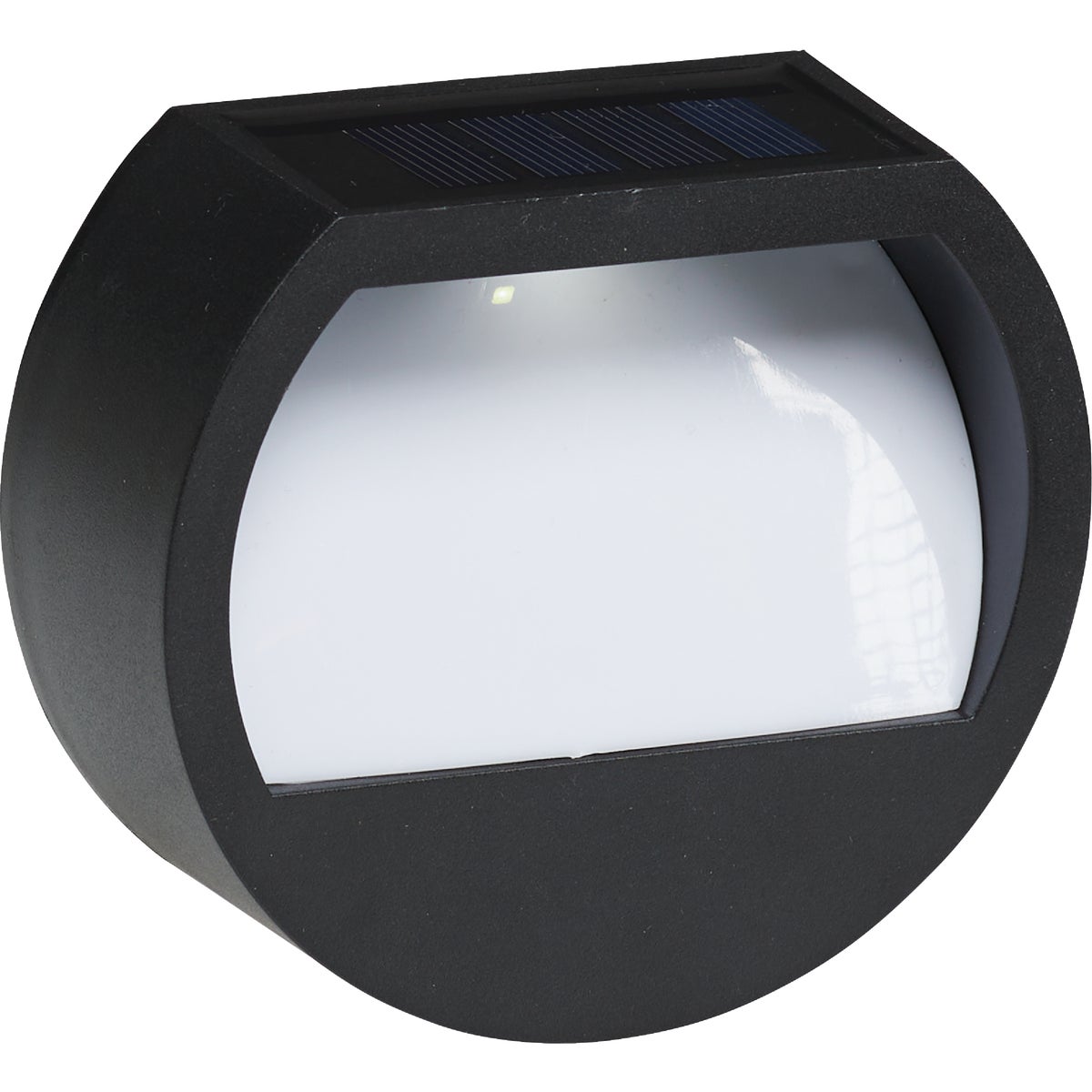 Black Plastic Solar Wall Light