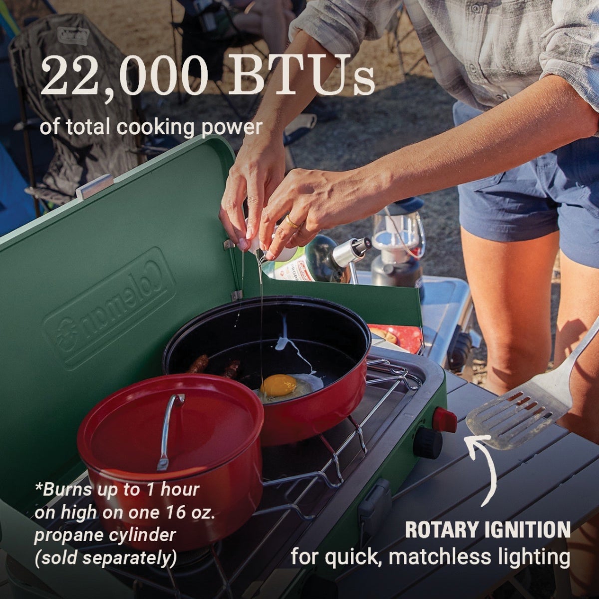 Coleman 2-Burner Portable Camping Stove Image 4