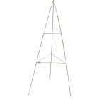 Panacea 30 In. Steel Wire Green Wreath Easel Image 1