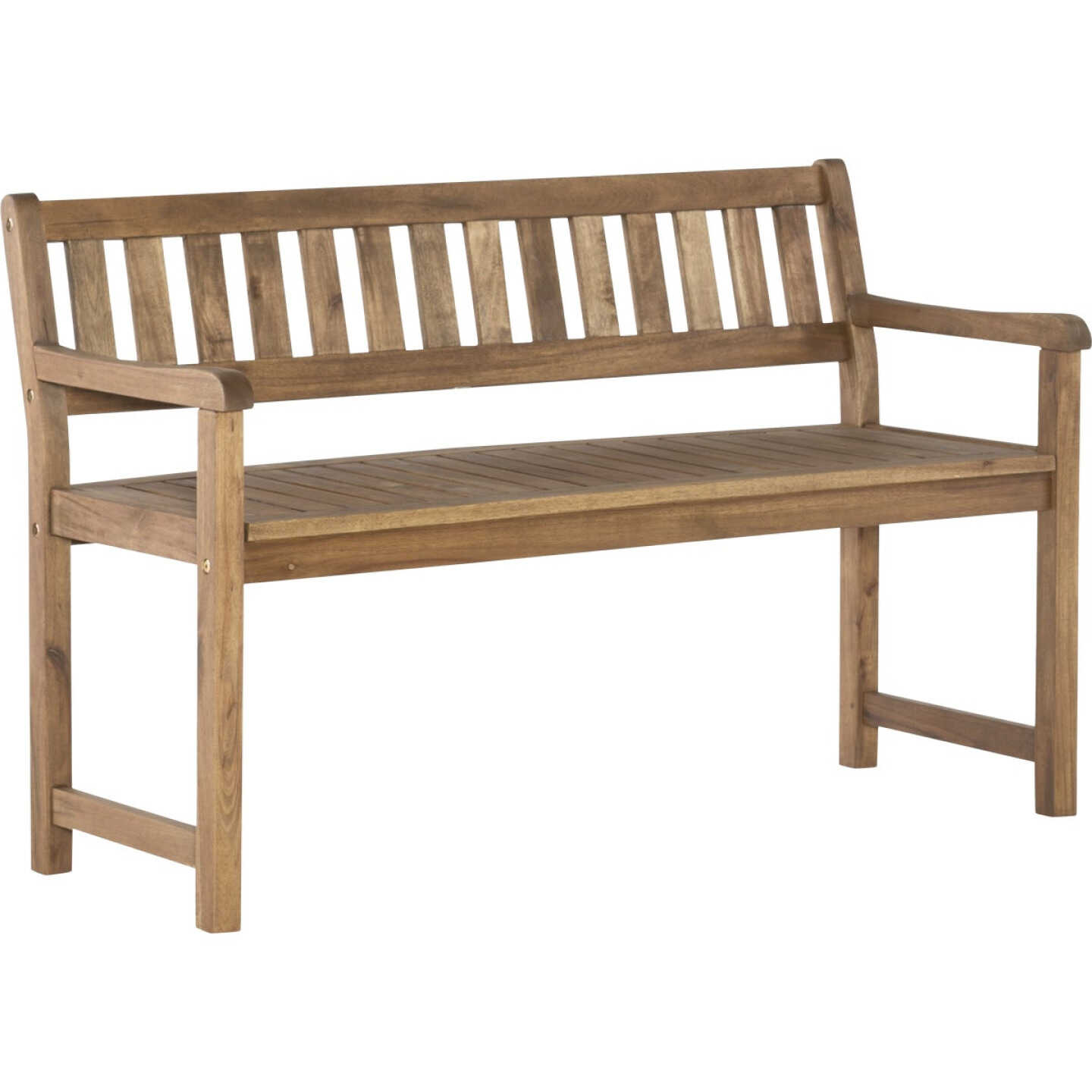 Linon Catalan 45 In. Wood Outdoor Bench Image 1