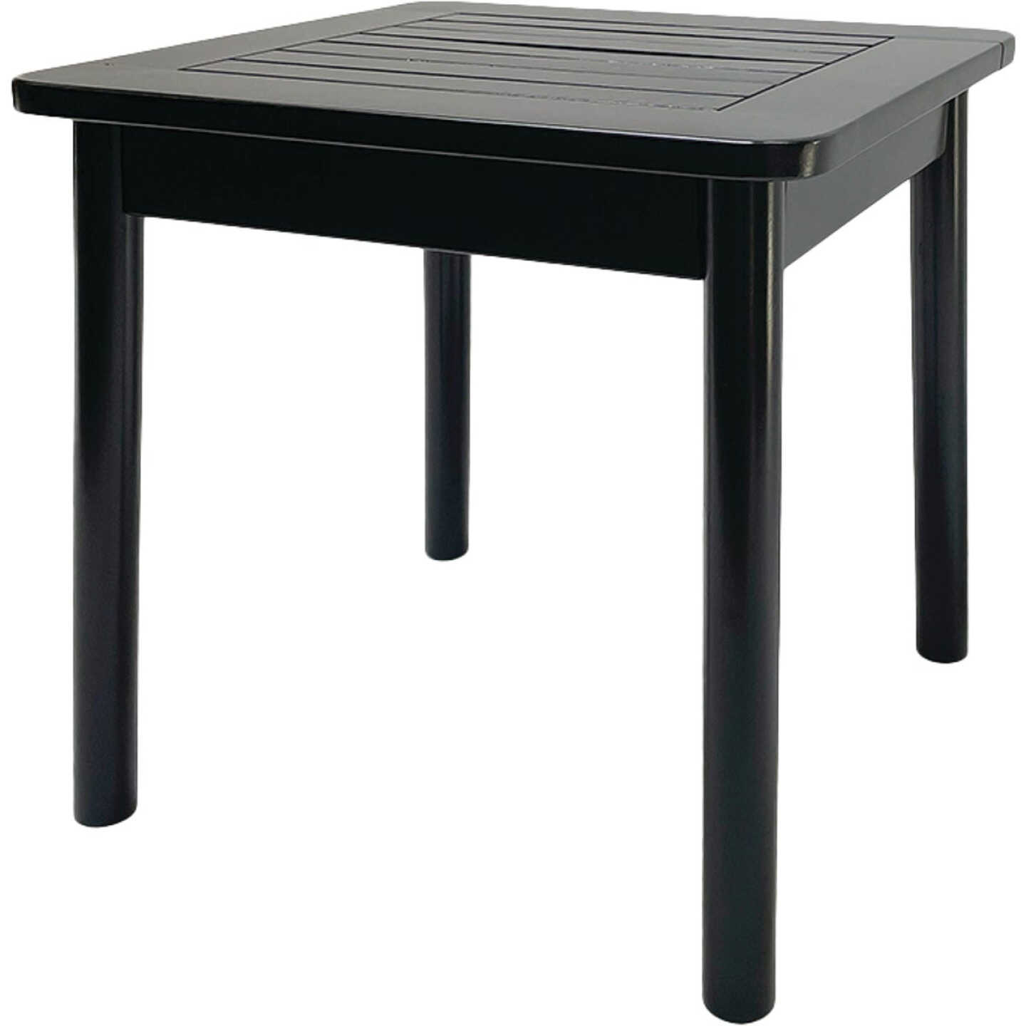 Jack Post Windsor 18 In. Black Hardwood End Table Image 1