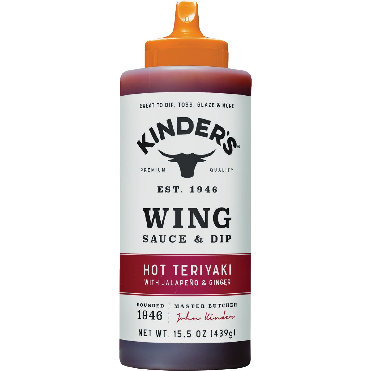Kinder's 15.5 Oz. Hot Teriyaki Wing Sauce & Dip