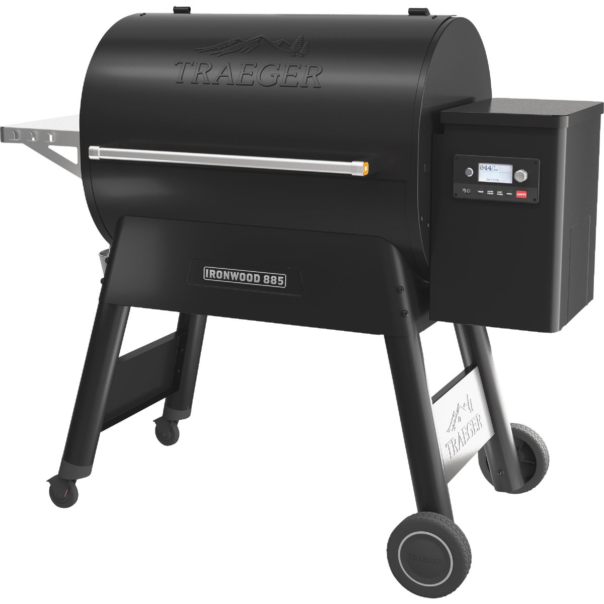 Traeger Ironwood 885 Wi-Fi Wood Pellet Grill, Black Image 4