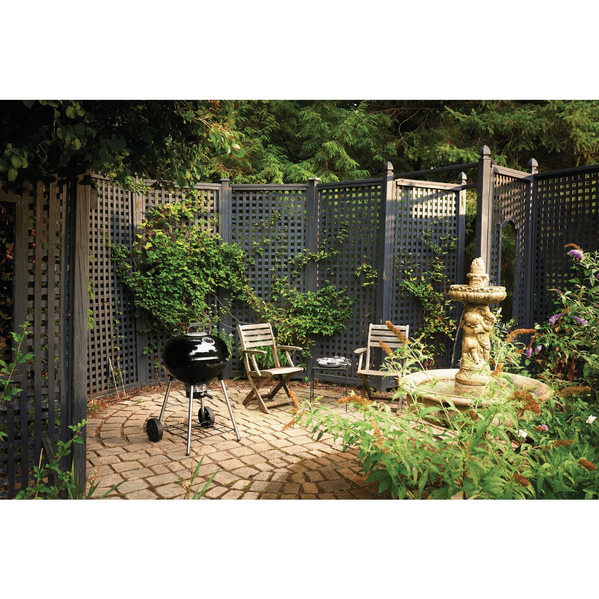 Napoleon NK22 Charcoal Kettle Grill, Black Image 2