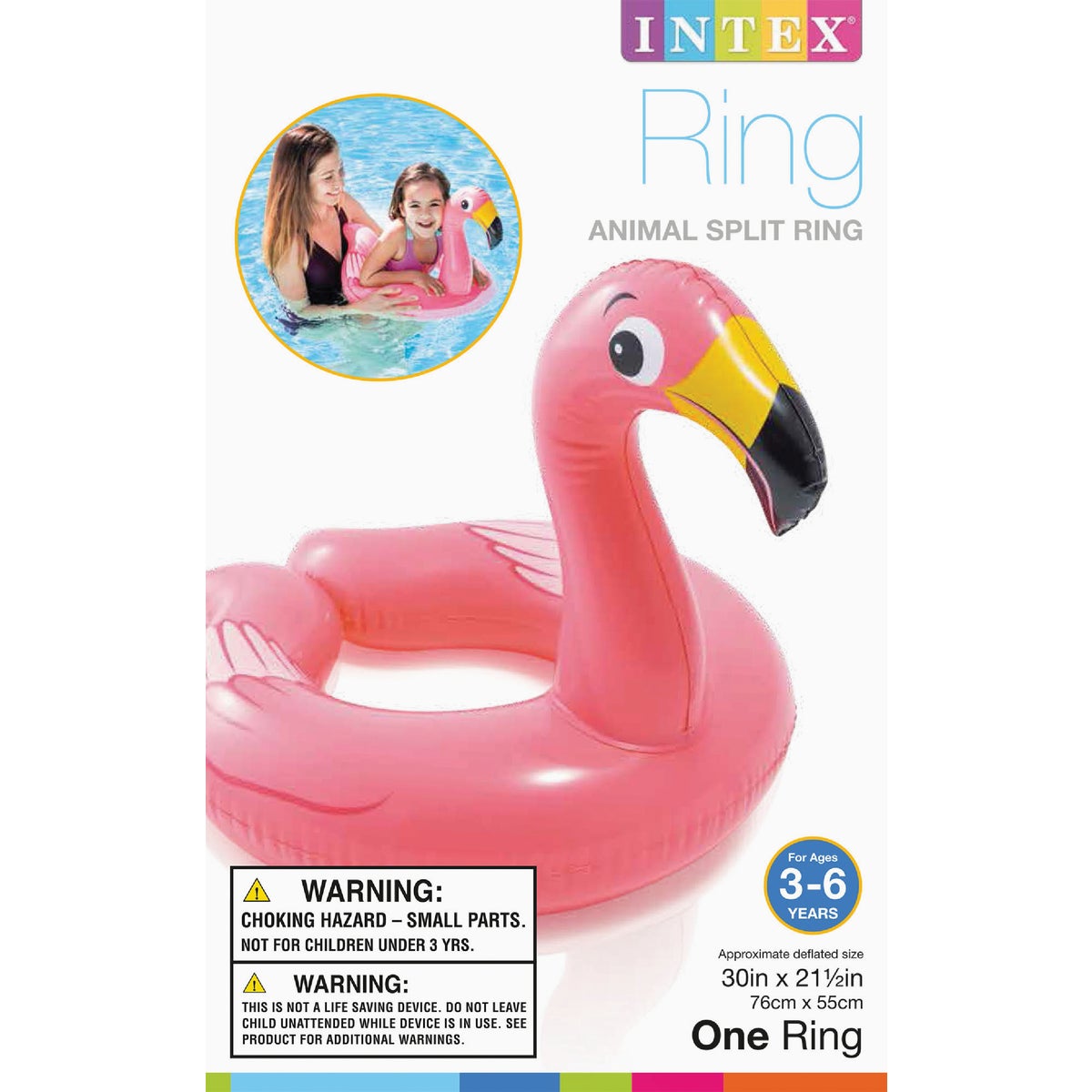 Intex Assorted Animal Split Ring 26 In. X 22 In. Pool Float Image 5
