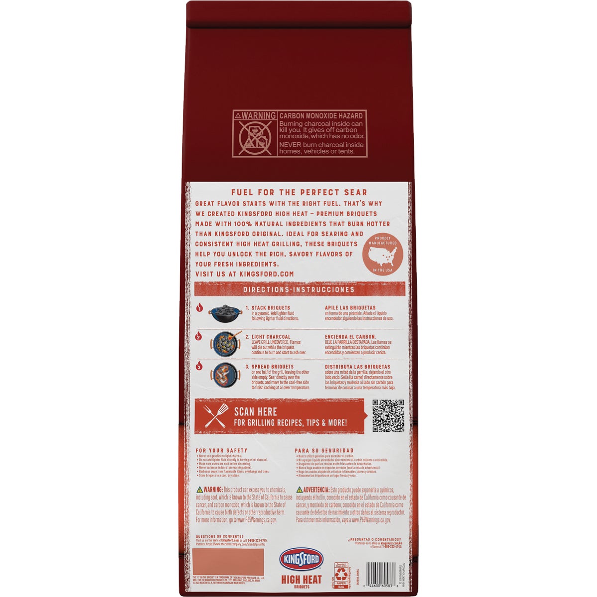 Kingsford High Heat 12 Lb. Charcoal Briquets Image 7