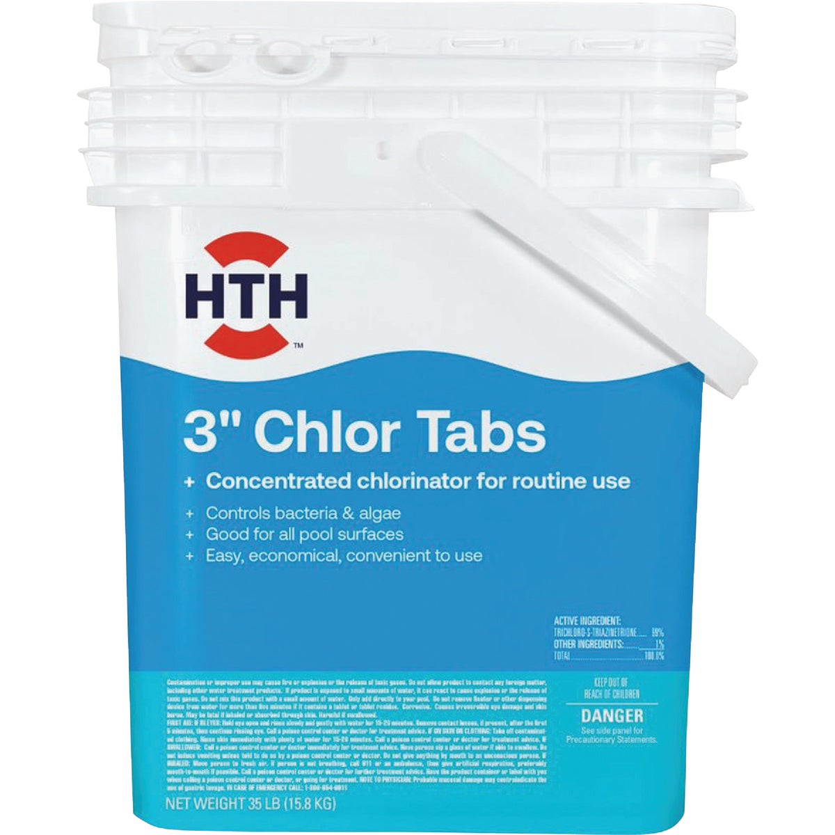 HTH Pool Care 3 In. 35 Lb. Chlorine Tabs