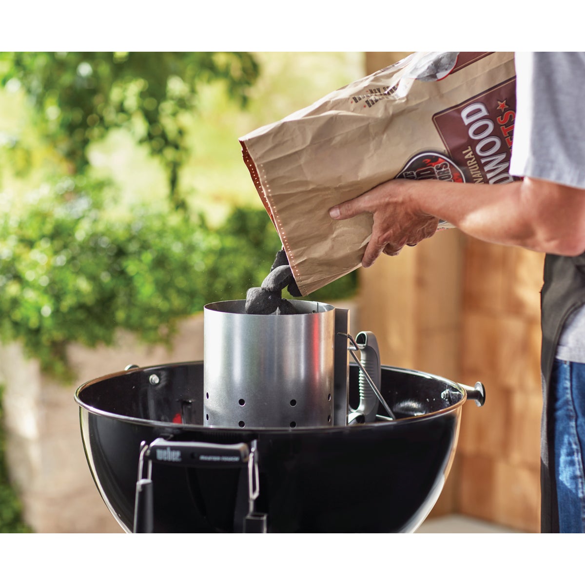 Weber Rapidfire Large Chimney Charcoal Starter Image 4