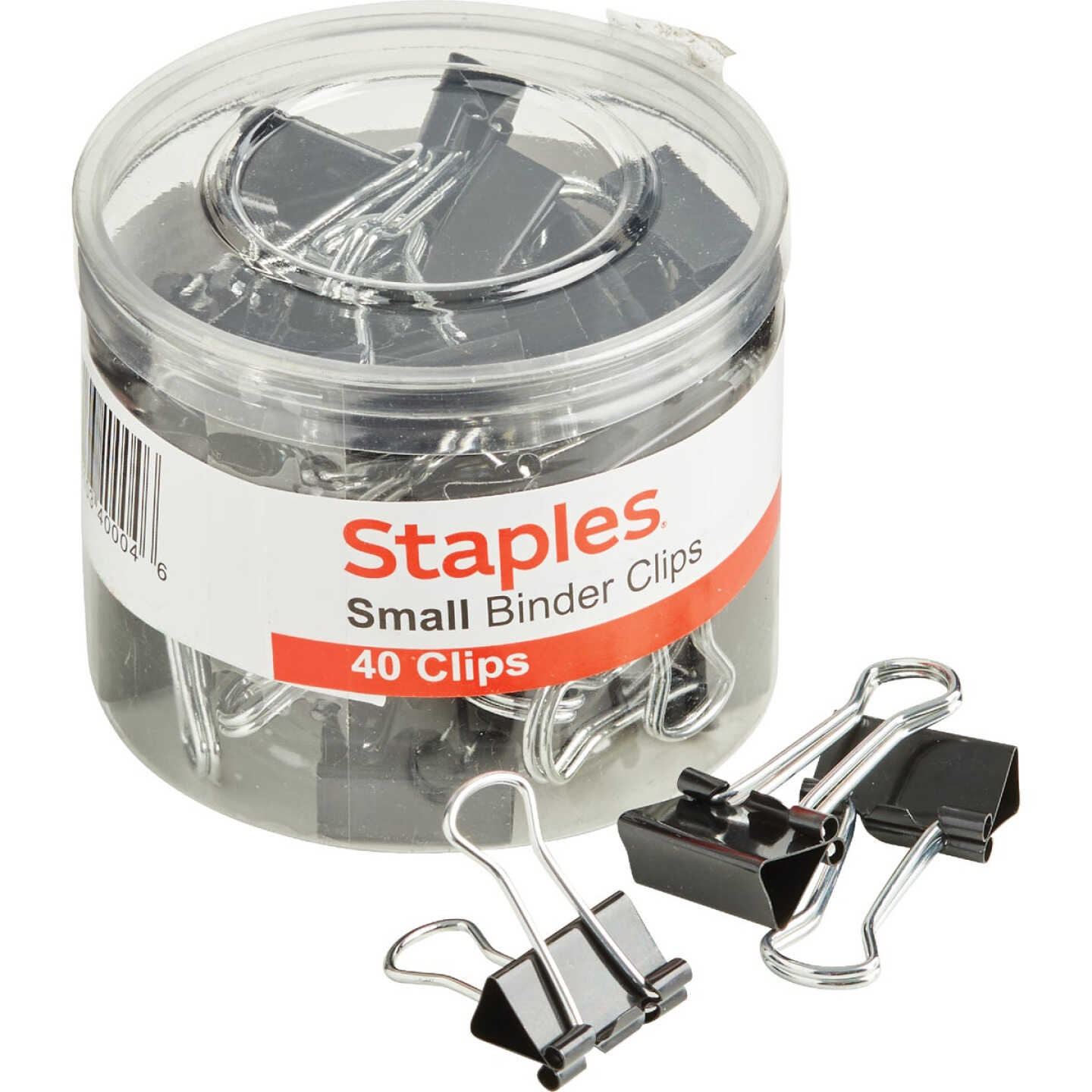 Staples 0.75 In. Small Binder Clips (40-Pack) Image 1
