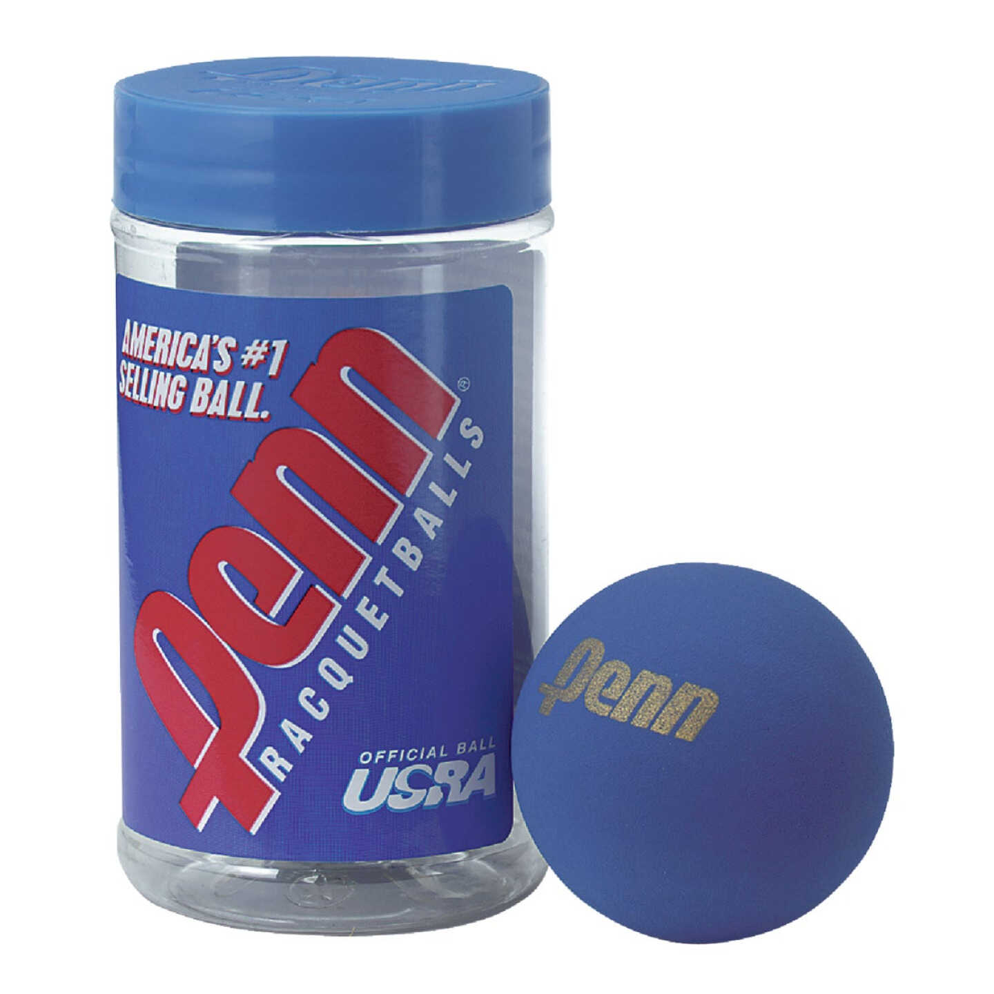 Penn Blue Racquetball (3-Pack) Image 1