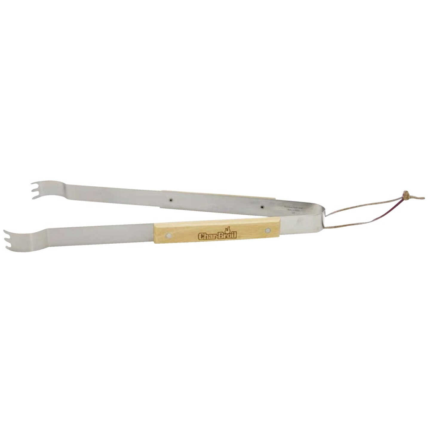 Char-Broil Stainless Steel Hardwood Tongs Image 1