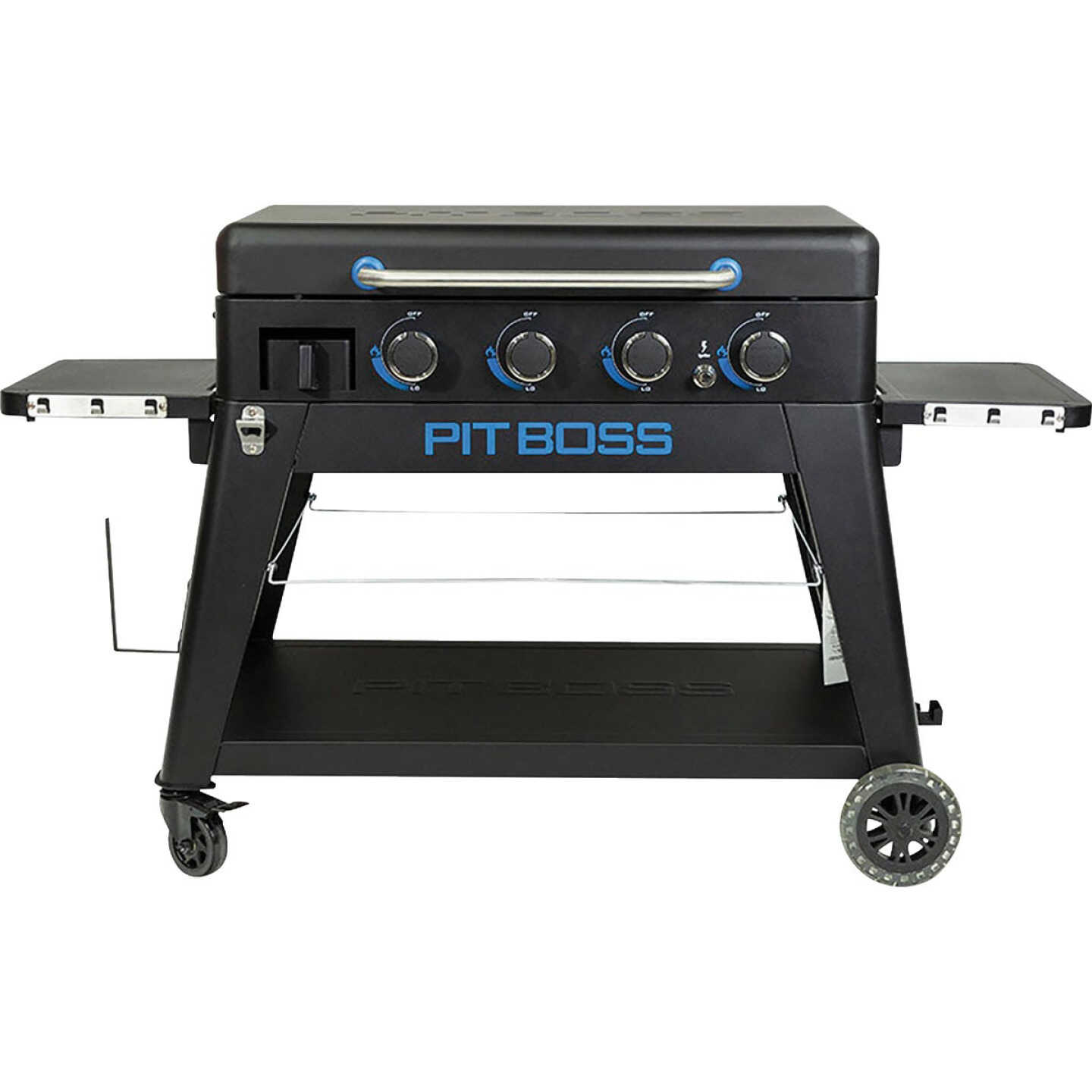 Pit Boss 4-Burner Black & Stainless Steel 46,000 BTU 647 Sq. In. Outdoor LP Gas Griddle Image 1