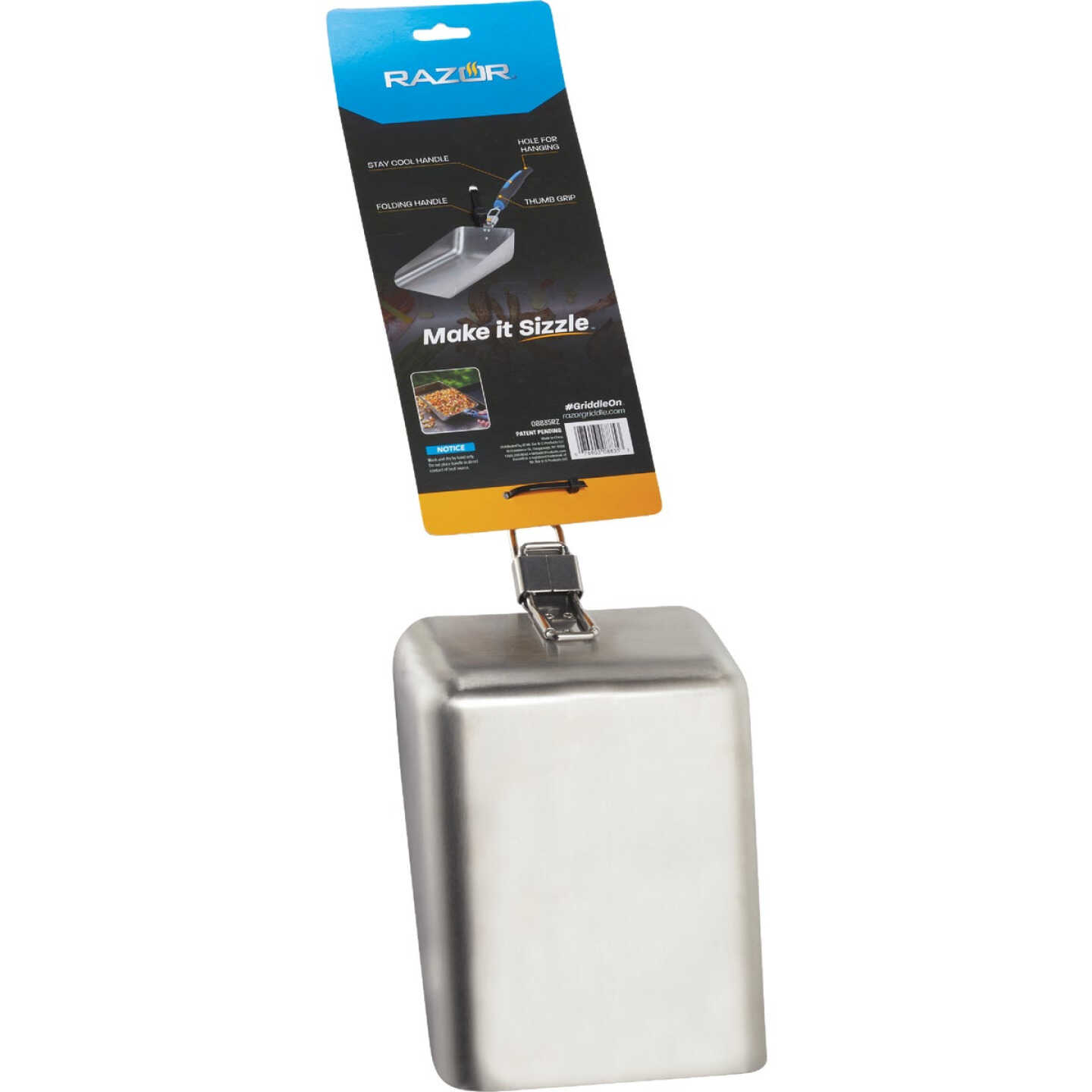 Mr. Bar-B-Q Razor 22 In. Stainless Steel Griddle Scooper Image 3