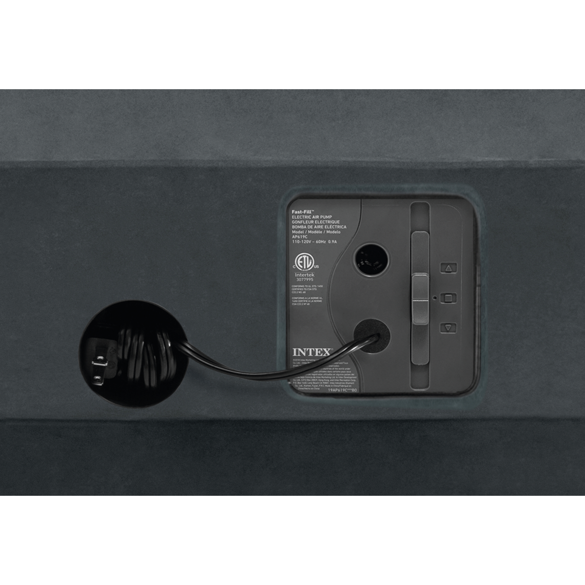 Intex Queen Size Air Mattress with Built-In Electric Pump Image 3