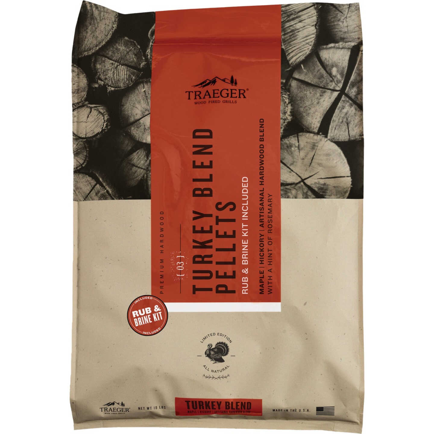 Traeger 18 Lb. Turkey Pellet & Brine Kit Image 1