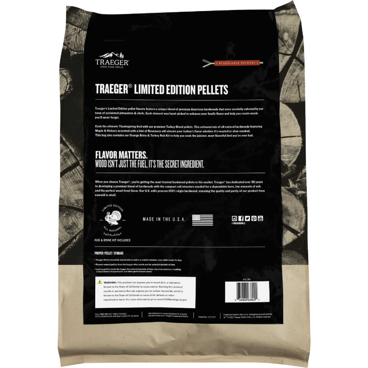 Traeger 18 Lb. Turkey Pellet & Brine Kit Image 5