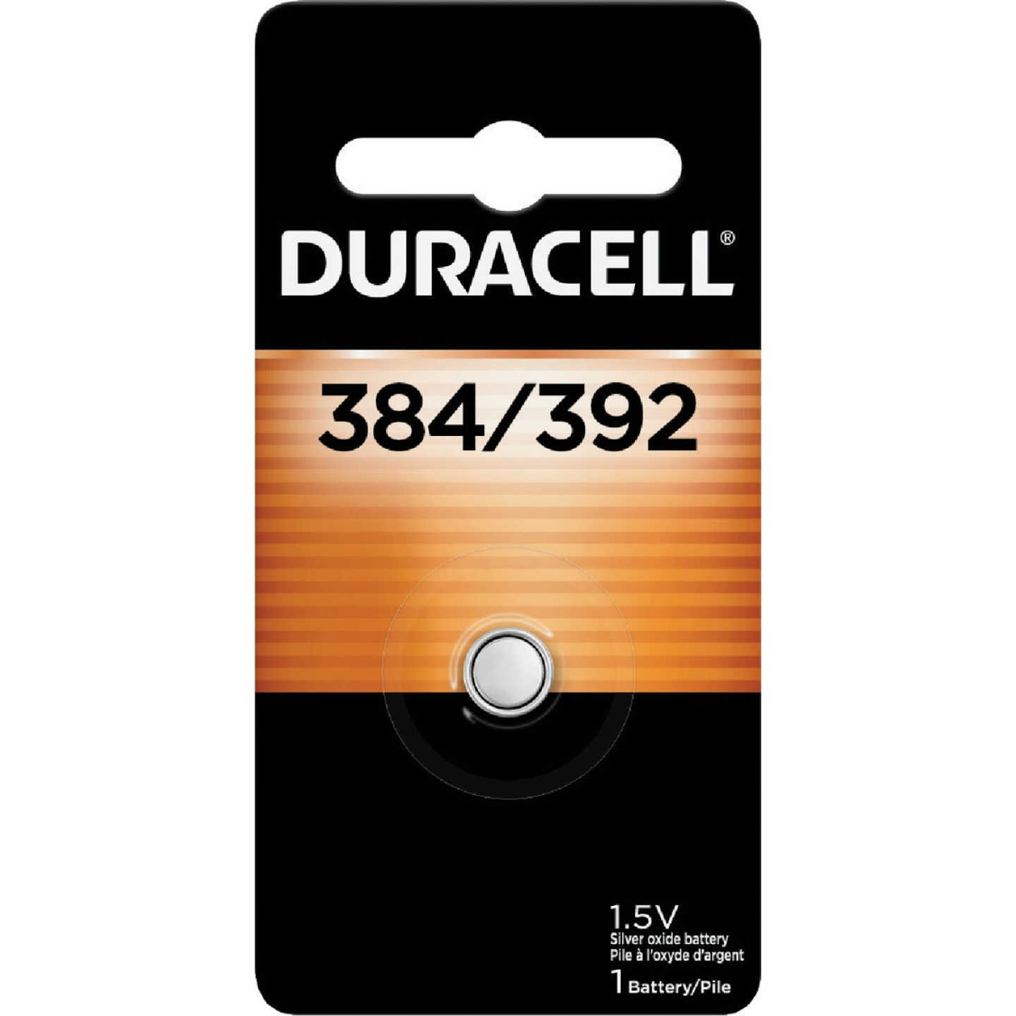 Duracell 384/392 Silver Oxide Button Cell Battery Image 1