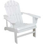Leigh Country White Acacia Wood Adirondack Chair Image 1