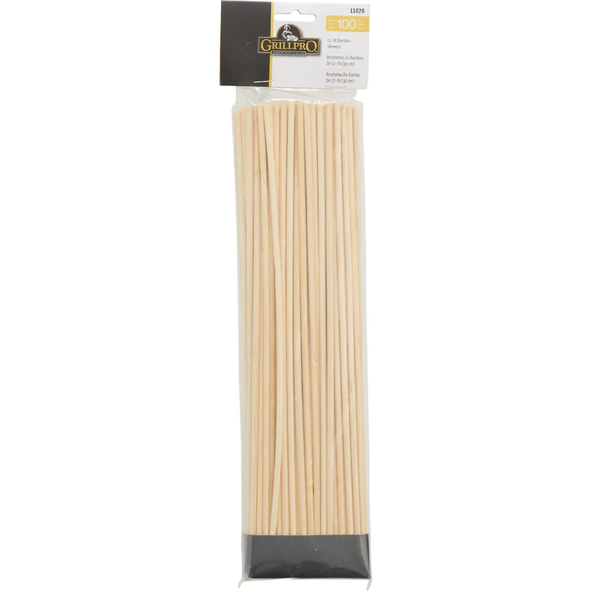 GrillPro 12 In. Bamboo Skewer (100-Pack) Image 4