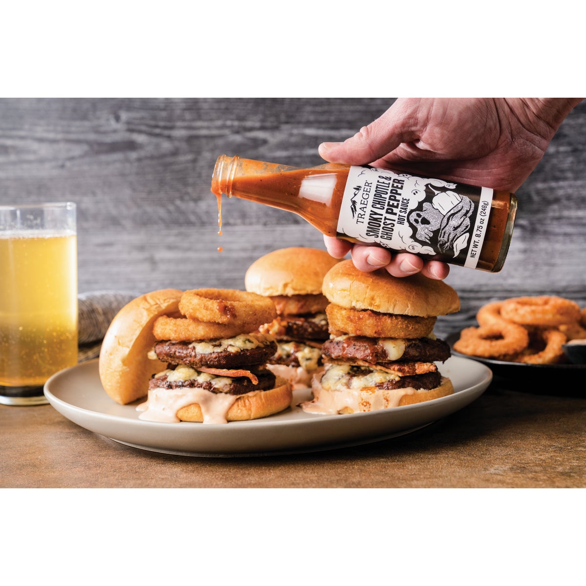 Traeger 8.75 Oz. Smoky Chipotle & Ghost Pepper Hot Sauce Image 4