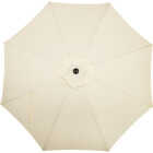 9 Ft. Aluminum Tilt/Crank Cream Patio Umbrella - PFAS Free Image 5