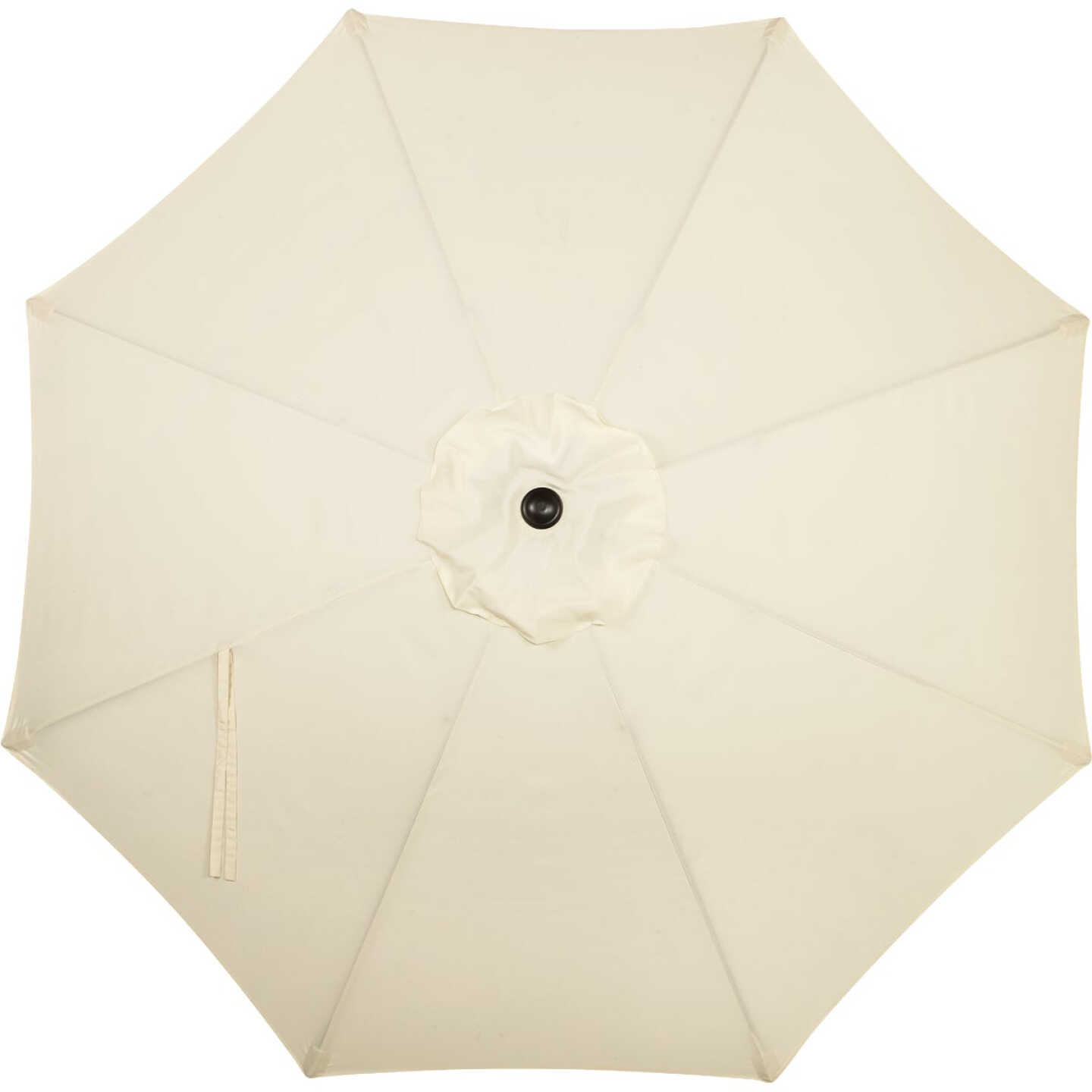 9 Ft. Aluminum Tilt/Crank Cream Patio Umbrella - PFAS Free Image 5