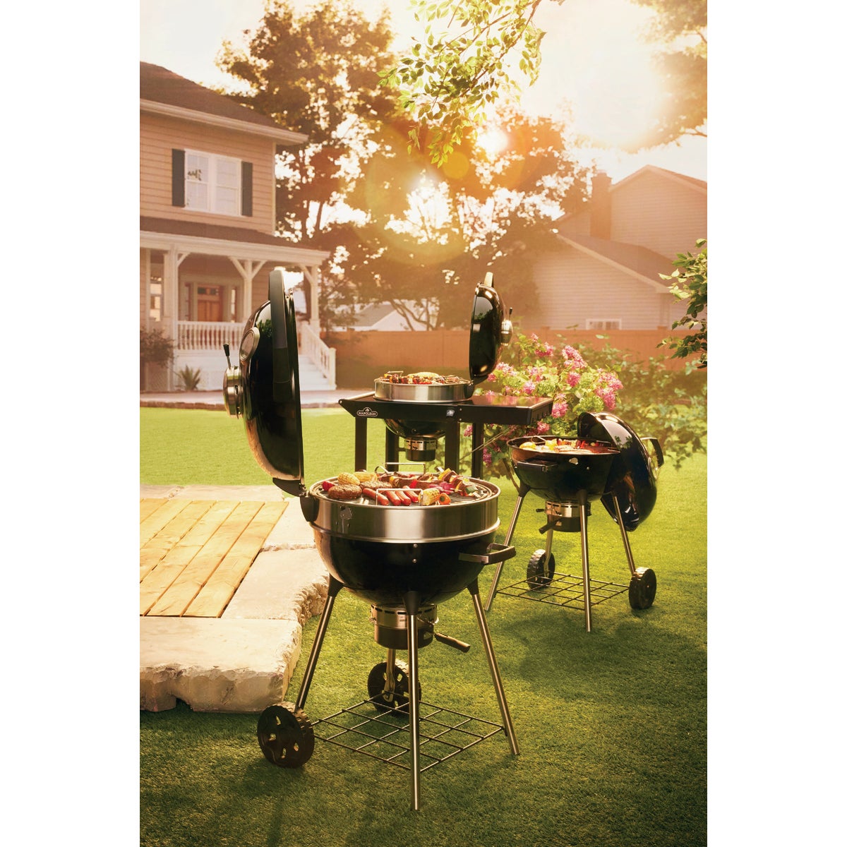 Napoleon PRO22 Charcoal Kettle Grill, Black Image 2