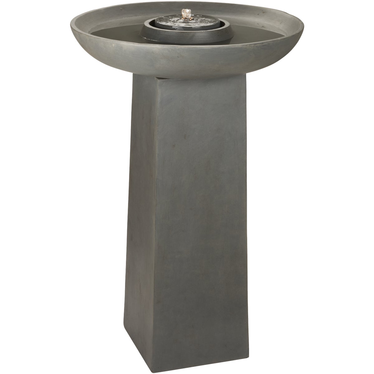Best Garden 24 In. W. x 36 In. H. 31 In. L. Cement & Resin Bird Bath Fountain