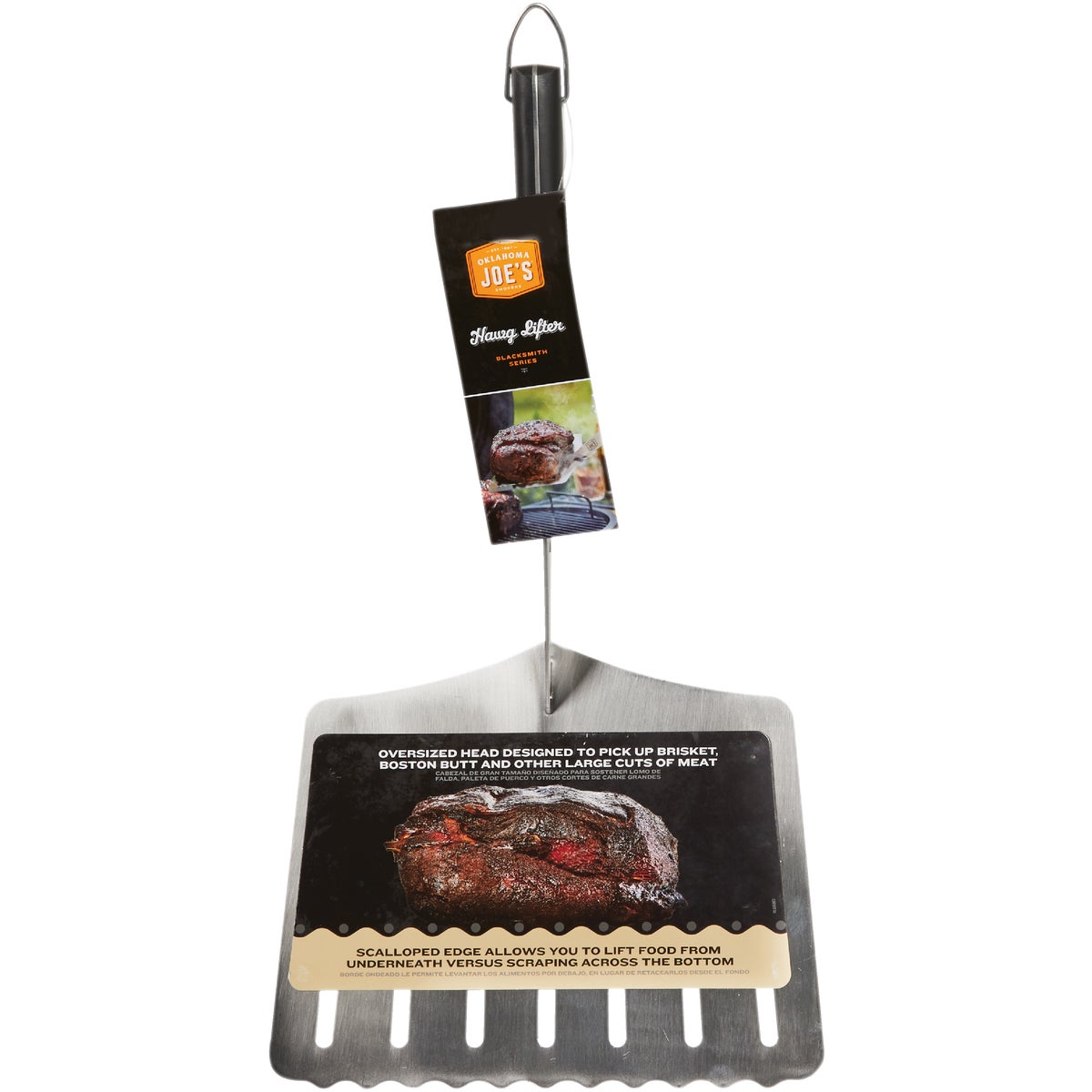 Oklahoma Joe's Blacksmith Hawg Lifter 9.72 In. W. x 17.7 In. L. Stainless Steel Barbeque Turner Image 3