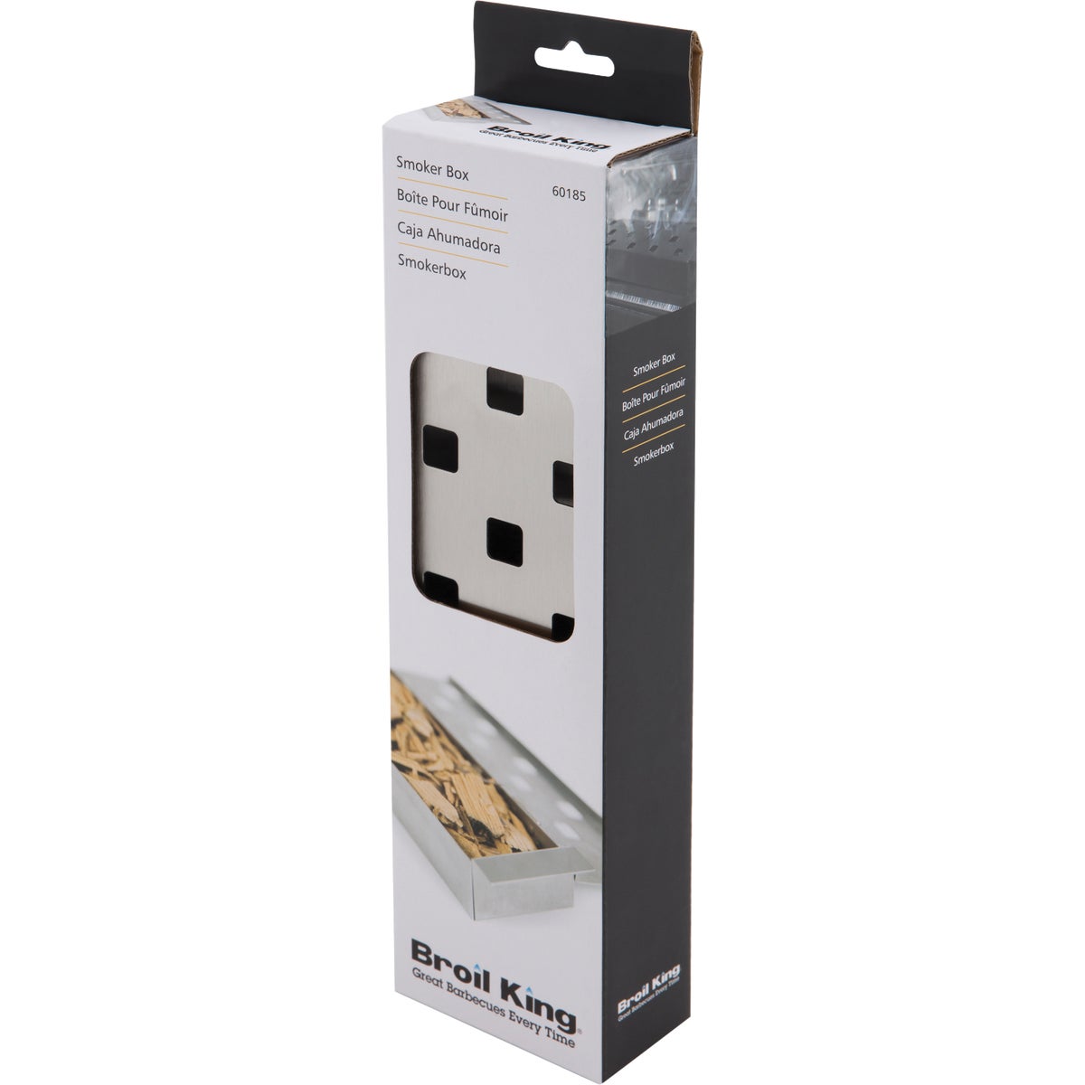 Broil King 3.35 In. W. x 1.77 In. H. x 13.19 In. L. Stainless Steel Smoker Box Image 3