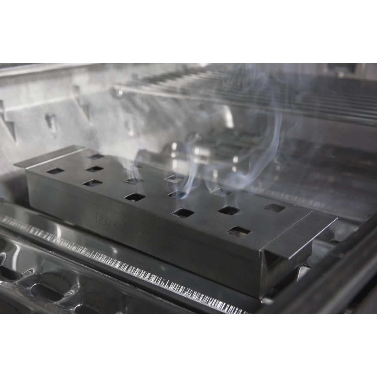 Broil King 3.35 In. W. x 1.77 In. H. x 13.19 In. L. Stainless Steel Smoker Box Image 2