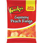 Gurley's 4.5 Oz. Gummy Peach Rings Image 1