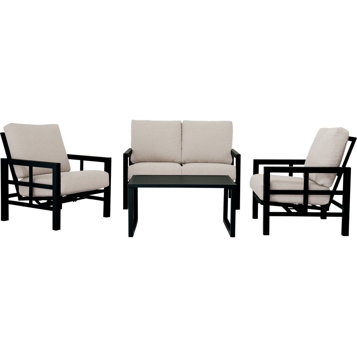 Outdoor Expressions 4-Piece Chat Set