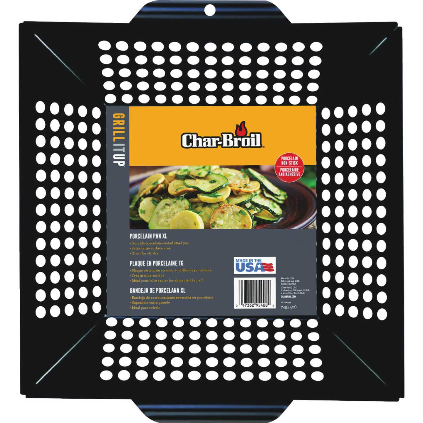 Char-Broil 13 In. XL Porcelain Grill Pan Image 1