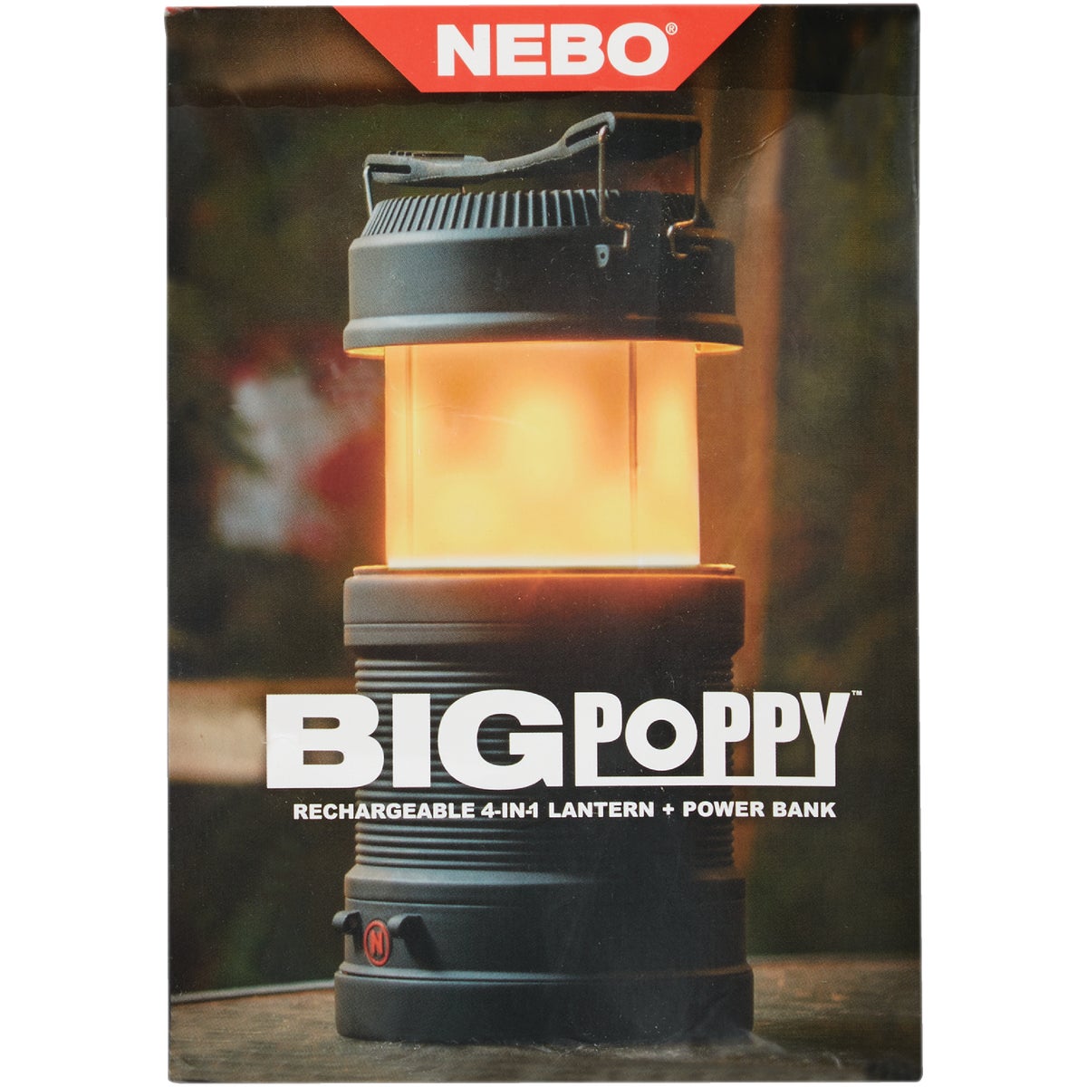 Nebo Big Poppy 8.37 In. H. x 4.06 In. Dia.Rechargeable LED Lantern Image 7