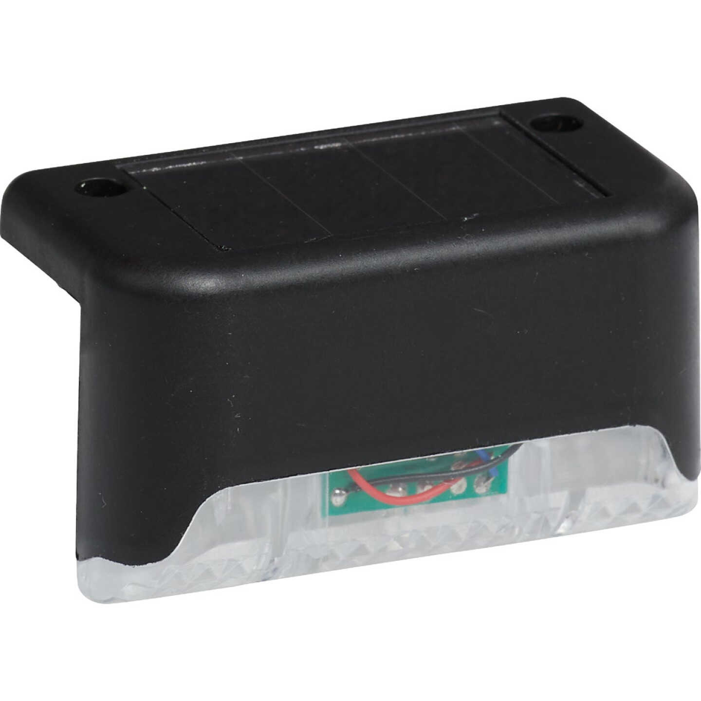 Black Plastic Solar Deck Light (3-Pack) Image 1