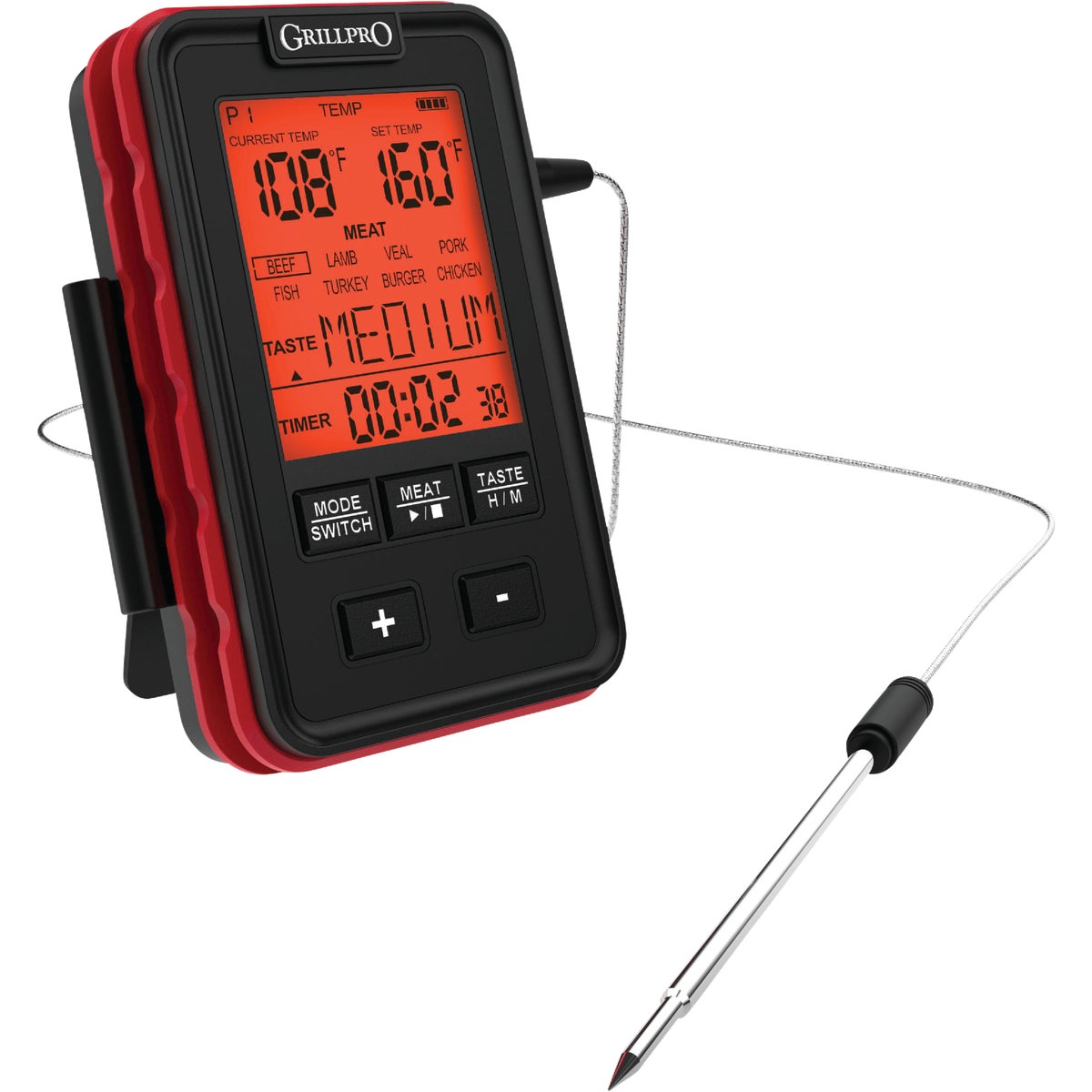 GrillPro Leave-In Probe Side Table Thermometer Image 5